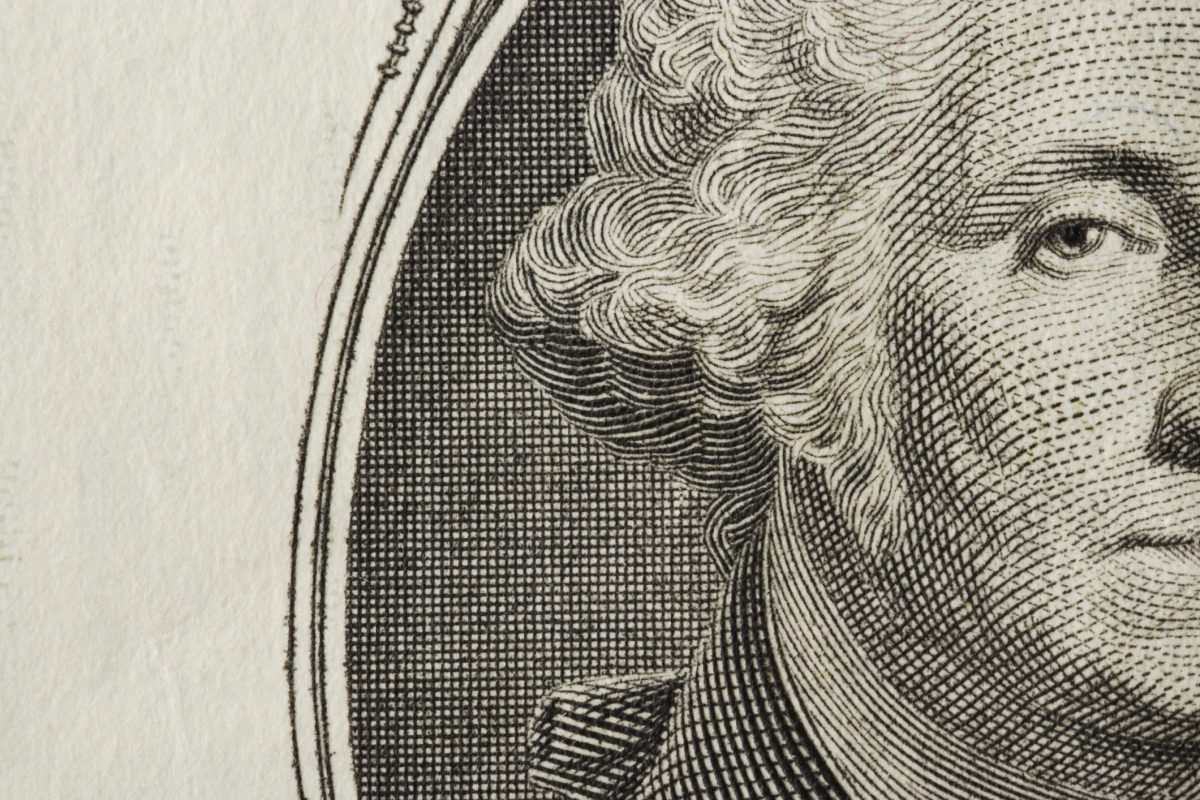 george washington hair color