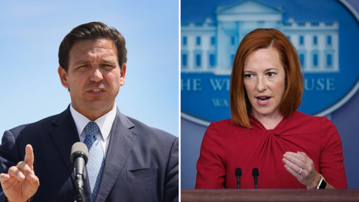 DeSantis Stands Tough Against Mask Mandates For Kids. Psaki Attacks Him. 1