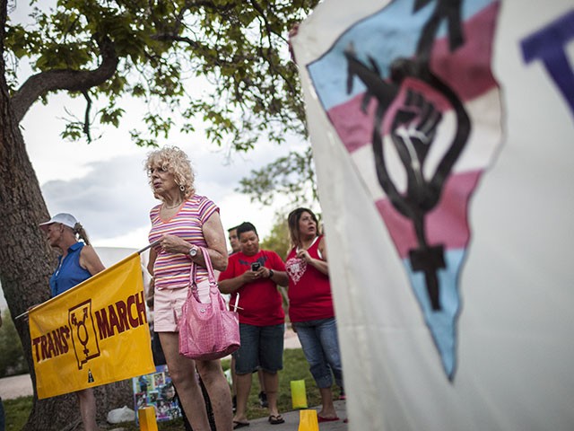 Report: Trans Movement Tells Lesbians to Accept 'that a Penis Can Be a Female Sex Organ’ 1 In this May 29, 2014 photo, Denee Mallon, second from left, takes part in the Trans March to Morningside Park in Albuquerque, N.M. A U.S. Department of Health and Services review board ruled Friday, May 30, in favor of Mallon, a 74-year-old Army veteran, whose request to have Medicare pay for her genital reconstruction was denied two years ago. The decision recognizes sex reassignment surgeries as a medically necessary and effective treatment for individuals who do not identify with their biological sex. (AP Photo/Craig Fritz)