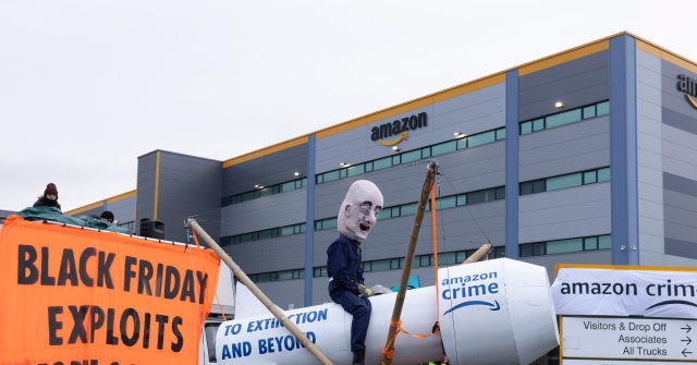 Eco-Warriors Blockade Amazon Warehouses in Britain on Black Friday 1