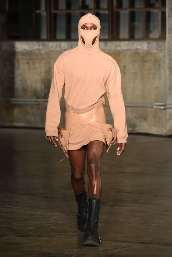 Photos Models Debut Jockstrap Mask at New York Fashion Week