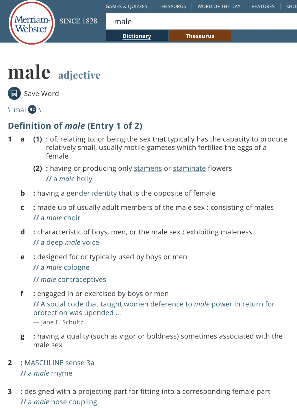 Dictionary Definition of "Female" Gets Woke Makeover Conservative News Daily™