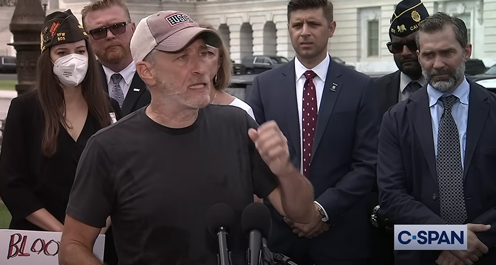Jon Stewart Gets Into Altercation With Jack Posobiec Over Confusing Veterans Burn Pit Bill Disagreement, Apologizes Shortly After 9