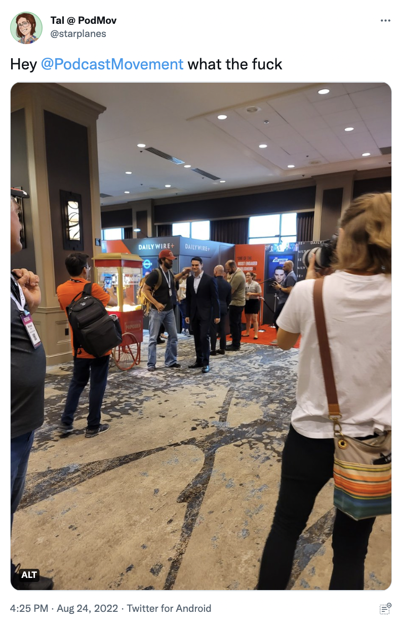 Podcast Conference Apologizes for "Triggering" Ben Shapiro Appearance 1