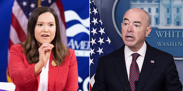 "No Consequences" - Biden's Border Patrol Chief Blames Him for Border Crisis 1 Florida Attorney General Ashley Moody, left, and Homeland Security Secretary Alejandro Mayorkas.