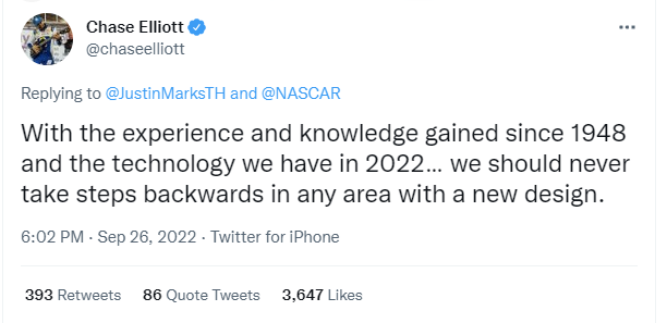 Chase Elliott Criticizes Nascar’s Next Gen Car and the Ongoing Safety Issues: “There’s No Excuse” 2